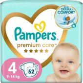 Premium Care sauskelnės, dydis 4 (Maxi), 9–14 kg, 52 vnt.