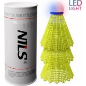 Nils Extreme NBL6293 nailoniniai LED įvairiaspalviai riedučių ratukai, 3 vnt., NILS