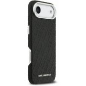 Grained PU Repeated Logo MagSafe Case iPhone Air Black
