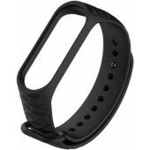 Mi Band 3/ 4 silikoninis, juodas