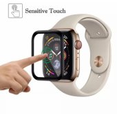 "3D Curved Tempered Glass for Apple Watch 45mm" Black