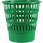 Office Products green wastebasket