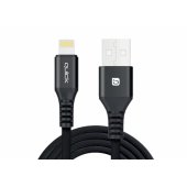 QB-122 USB Lightning kabelis 1.5m juodas