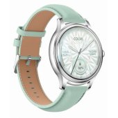 L28 Silver/ Green Leather