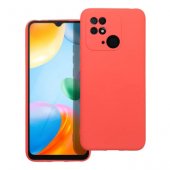 Silikoninis dėklas Xiaomi Redmi 10C, persikinis