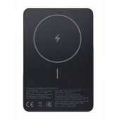 Super Slim Magnetic Power Bank 5000 Black