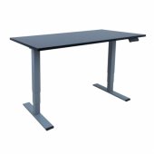 ERGO OPTIMAL stalas su 2 varikliais 140x80cm, juodas