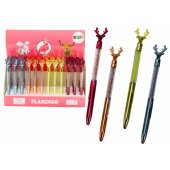Deer tušinukas, mėlynas, juodas, 0,7 mm, įvairių spalvų