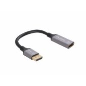 Adapter Displayport (M) -> HDMI (F) 4K 20cm grey