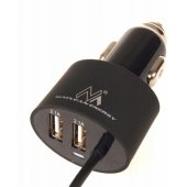 MCE76 2x USB-A 5.2 A Black