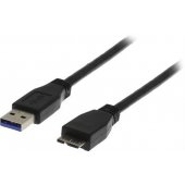 Cable USB-A 3.0 Micro-USB-B 2m black