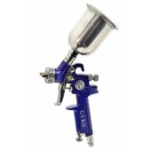 Geko HVLP mini dažų purškimo pistoletas 125 ml 0,8 mm, metalinis bakelis (20)