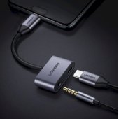 50596 1.5A USB-C į USB-C/ 3,5 mm garso lizdas