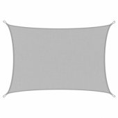 Sun Shade Sail, Waterproof, Gray, 300x400 cm