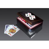 Piatnik Lux cards in wooden box with aces 1 - 77769