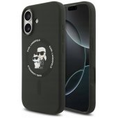 Liquid Silicone Karl and Choupette MagSafe Case iPhone 17 Black