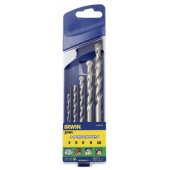 Irwin concrete cylindrical drill bit 4 5 6 10 8mm set (10501892)