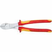 KNIPEX didelės galios įstrižinės žnyplės 74 06 250 VDE, kirpimo replės (raudona/