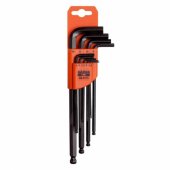 Bahco Zestaw kluczy imbusowych hex typ L 1,5-10mm z kulką 9szt. (BE-97