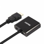 Adapter HDMI - VGA + Jack 3.5mm Black