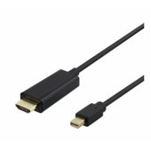 Cable HDMI Mini Displayport 4K 60Hz 3m Black