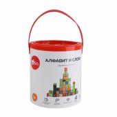 _7553398 bo. medinės kaladėlės „Abėcėlė ir žodžiai” (rusų kalba)