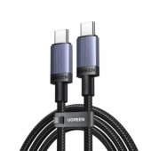 USB-C–USB-C PD kabelis 100 W 5 A 2 m – juodas