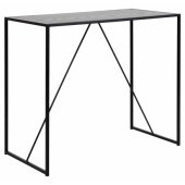 _7061820 Baro stalas SEAFORD 120x60xA105cm, juodas