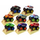 Resorak Monster Truck Pull Back drive Rubber tyres Metal body + Evol