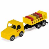 SIKU DHL cargo plane with accessories, model vehicle blue/ white