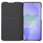 Galaxy A37 juodas atverčiamas dėklas-knygelė