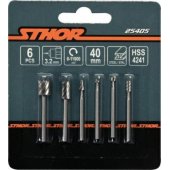 Sthor Set of 6 burrs for machining steel and aluminum 6pc.