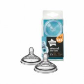 Tommee Tippee anti-colic silicone pacifier 6m+ 2 pieces (TT0158)