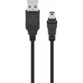 93623 USB 2.0 didelės spartos kabelis, 1.5 m juodas