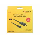 Kabel adapter Delock USB-C - HDMI (DisplayPort Alternate Mode)
