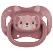 Silicone Symmetrical Soother 6-18m Cute Animals 34/ 925 Pink