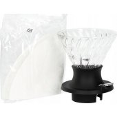 Hario „Immersion Switch“ rinkinys – V60-02 kavinukas + filtrai
