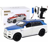 Car R/ C 1:20 White and Blue Remote Controlled