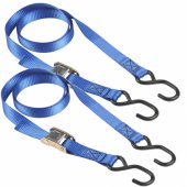 Lashing Straps with S-hook and Buckle, 2.5m (2pcs)