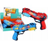 Gun Projector Dinosaur Lights Sounds Blue Red