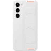 "Silicone Cover with Strap Galaxy S23 Plus (EF-GS916TWE)" White