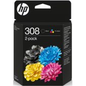 No. 308 Multipack Black/ Tri-Color 6L6S6UE