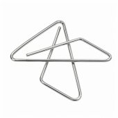 Metal Butterfly Cross Clips for Office Documents 64 mm 12 pcs.