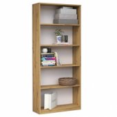 Topeshop 60 cm lentyna, spintelė knygoms ir segtuvams, Artisan ąžuolas (R60 ARTISA