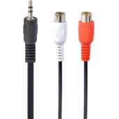3.5mm į 2xRCA lizdų stereo garso laidas 0,2m CCA-406