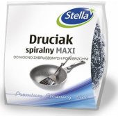 Stella STELLA spiralinė plaukų segtukas, maxi, 1 vnt., sidabrinis