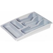 Cutlery tray extendable 30x42x6.4cm gray
