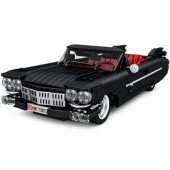 Konstruktoriaus kaladėlės Classic Car Cabrio Cadi-Elrado, juodos, 1324 vnt.