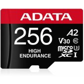 High Endurance 256GB micro SDXC Сlass 10 + Adapteris