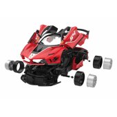 Rastar konstruktorius Ferrari FXXK EVO 1:18, raudonas, 88 detalės